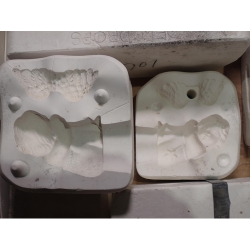 223 - Two boxes of plaster Moulds