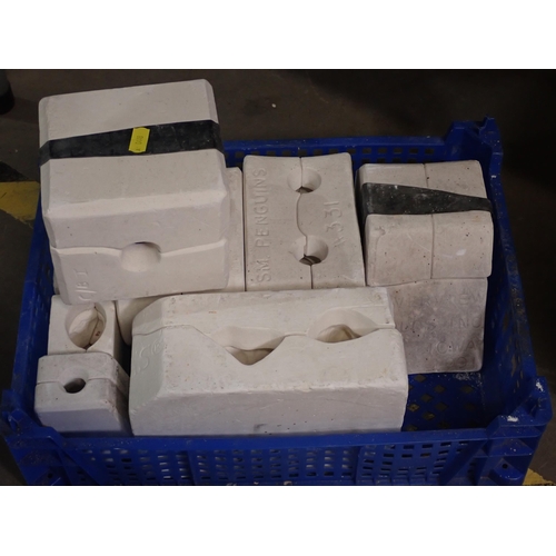 263 - Three boxes of plaster Moulds