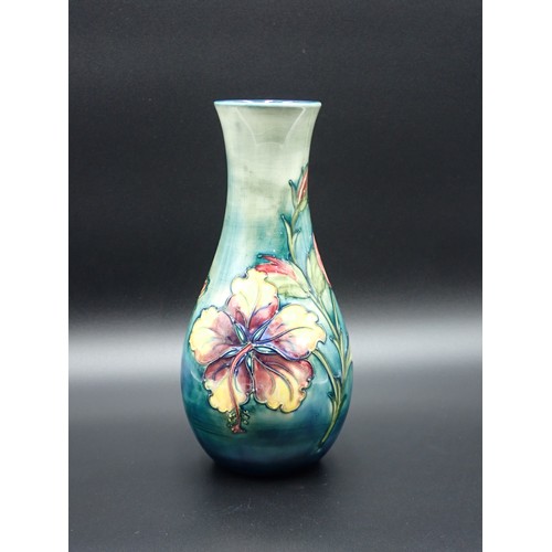 114 - A Moorcroft Hibiscus Baluster Vase 11