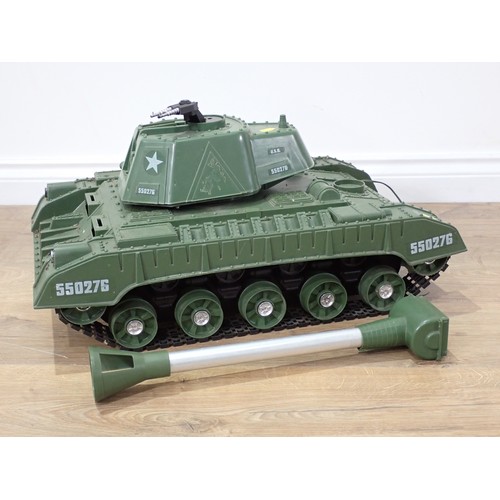 23 - A large plastic model of a U.S. Tank