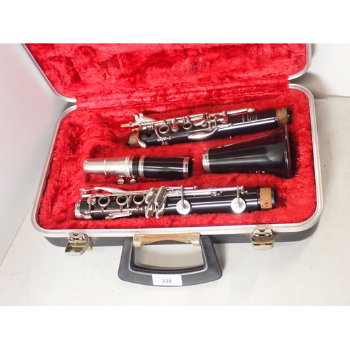 238 - A Boosey and Hawkes Clarinet, B flat in case