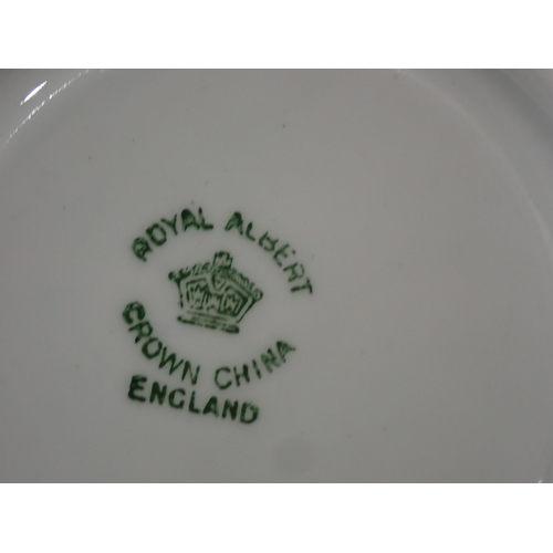 289 - A Royal Albert part Service including, Milk Jug, Cups, Saucers and Plates, and a Booths Part Service... 