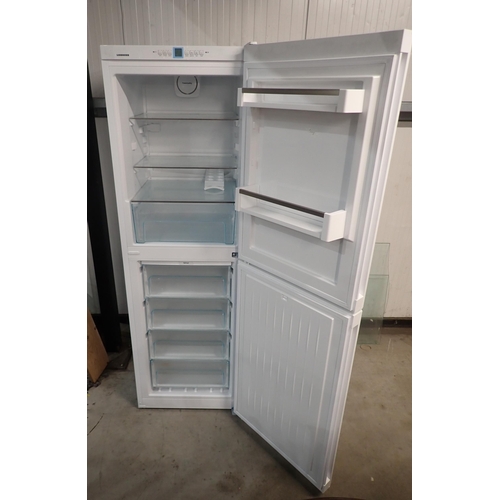 40 - A Lienherr Fridge Freezer 6ft 1in H x 1ft 11in W, (passed PAT)