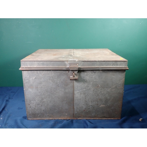 467 - A metal Trunk containing a quantity of Letters and Documents relating to Hampton Court and the Arkwr... 