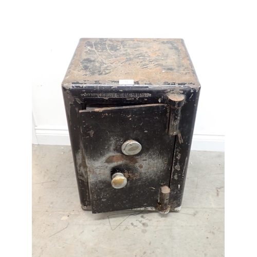 13 - A black painted Safe by The Chatwood Safe Co Ltd (Key in Office), 26