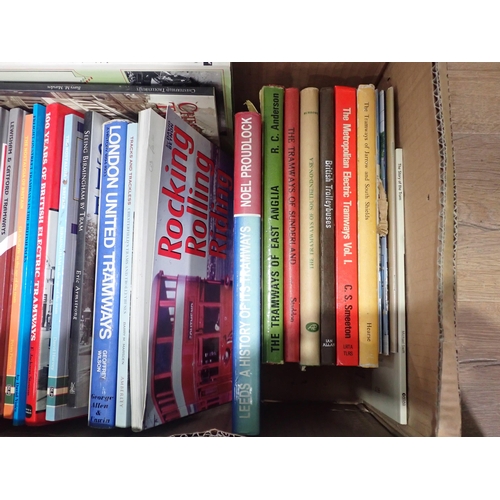 4 - A box of Books relating to Trams and Tramways