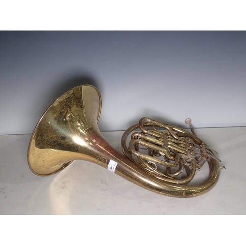 46 - A Josef Lidl BRNO brass French Horn A/F.