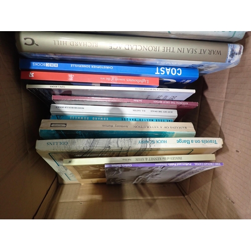 5 - Two boxes of Books on Transport including Buses, Shipping. Aircraft, etc.