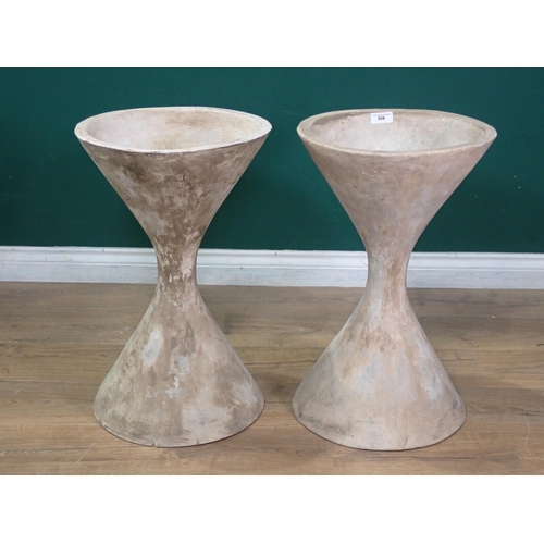 508 - A pair of Willy Guhl Diablo Planters, 2ft High (One has small chip to base).