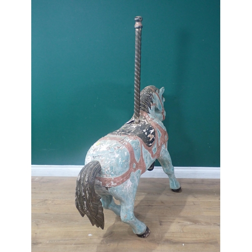 513 - An Early 20th Century painted Carousel Horse 3ft 8