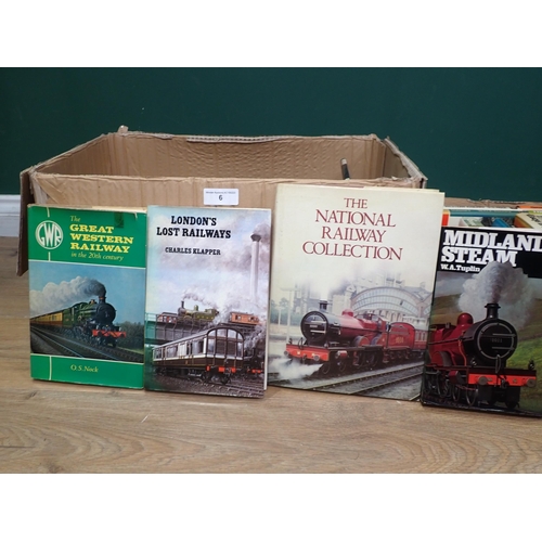 6 - Three boxes of Railway related Books including GWR and Midland Regions