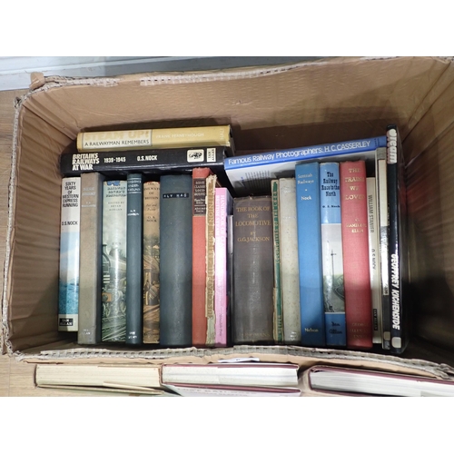 6 - Three boxes of Railway related Books including GWR and Midland Regions