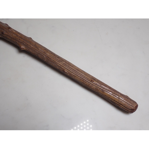 87 - An antique thorn Shillelagh 17in L