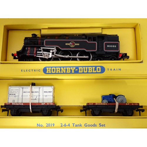 1003 - A Hornby Dublo 2019 2-6-4T Goods Set, later version with plastic couplings. Unused with superb box w... 