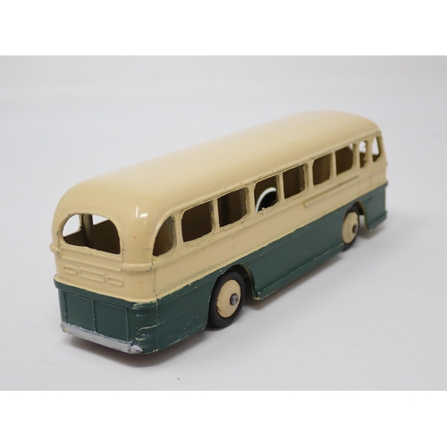 1016 - A Dinky Toys No.282 Duple Roadmaster US Issue, green and cream with cream hubs, mint condition. Idea... 