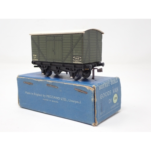 1027 - A Hornby Dublo D1 GWR Goods Van, Nr mint in June 1950 box with original sticker