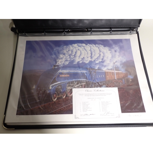 1040 - A Classic Collections Set of Limited Edition Prints No.3 Portfolio depicting Hornby Dublo in real li... 