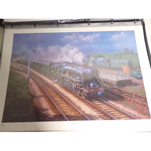 1040 - A Classic Collections Set of Limited Edition Prints No.3 Portfolio depicting Hornby Dublo in real li... 