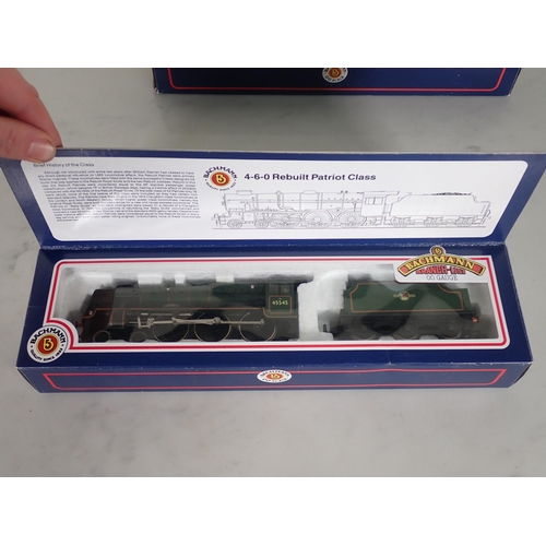 1082 - A boxed Bachmann 00 gauge Jubilee Class and a boxed Rebuilt Patriot Class