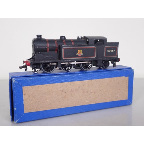 1097 - A boxed Hornby Dublo EDL17 0-6-2T Locomotive in B.R. black No.69567