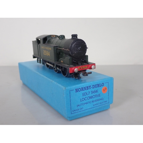 1098 - A Hornby Dublo EDL7 0-6-2T Locomotive, in Southern Region green with large 2594 number in reproducti... 