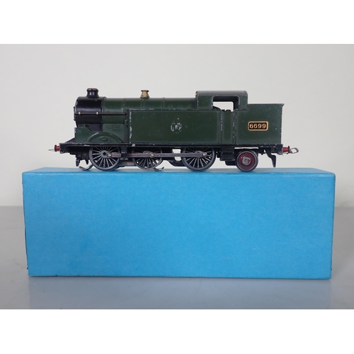 1102 - A Hornby Dublo EDL7 0-6-2T Locomotive in GWR matt green livery with round emblem, in reproduction bo... 