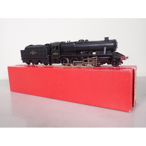 1110 - A boxed Hornby Dublo 2224 2-rail 8F 2-8-0 Locomotive No.48073, reproduction box base