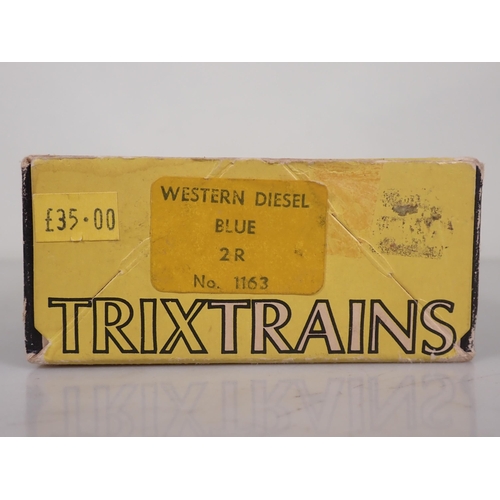 1118 - A boxed Trix 00 gauge 'Western Enterprise' Locomotive, an unboxed Trix 3-rail 'Western Viscount' Loc... 