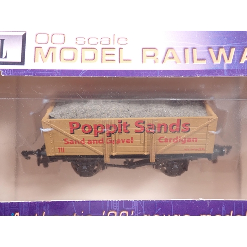 1127 - Five boxed Dapol 00 gauge open Wagons with Welsh company writing including limited edition Elizabeth... 