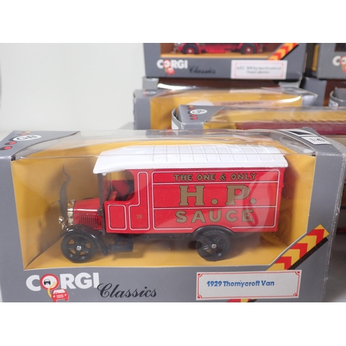 1135 - Twenty one boxed Corgi Classics Commercial Vehicles