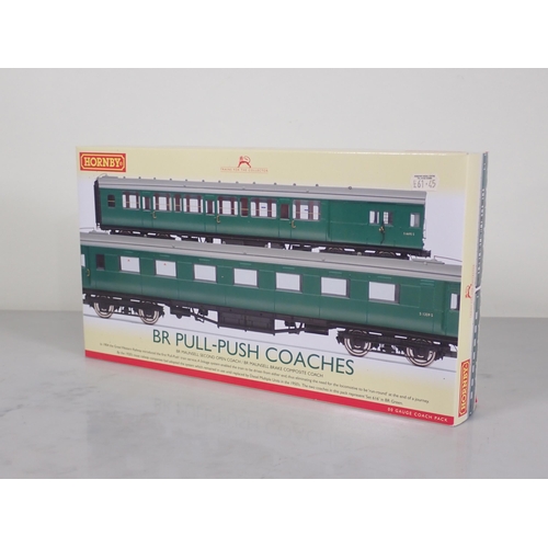 1139 - A boxed Hornby 00 gauge Set of BR Pull-Push Coaches