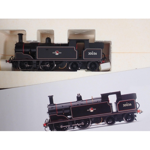 1142 - A boxed Hornby 00 gauge Super Detail Class M7 0-4-4 Locomotive in BR black livery