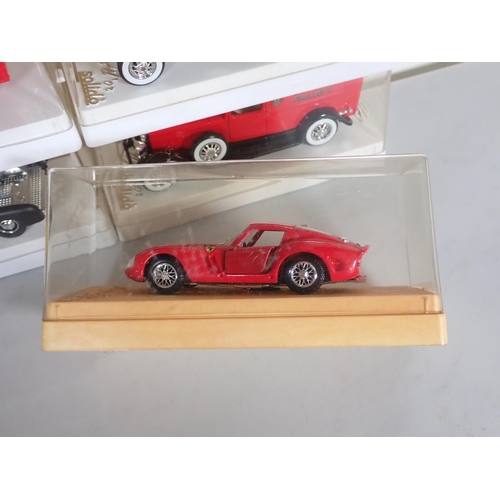 1177 - Twenty perspex boxed Solido diecast Models including Cadillac Pompier Van, Delage D8/120, Dodge Pomp... 