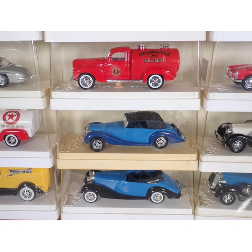 1177 - Twenty perspex boxed Solido diecast Models including Cadillac Pompier Van, Delage D8/120, Dodge Pomp... 