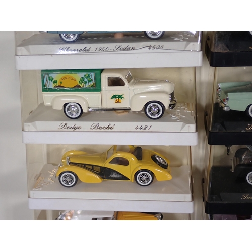 1178 - Twenty nine perspex box Solido Age D'or diecast Models and an Olympics Model Van