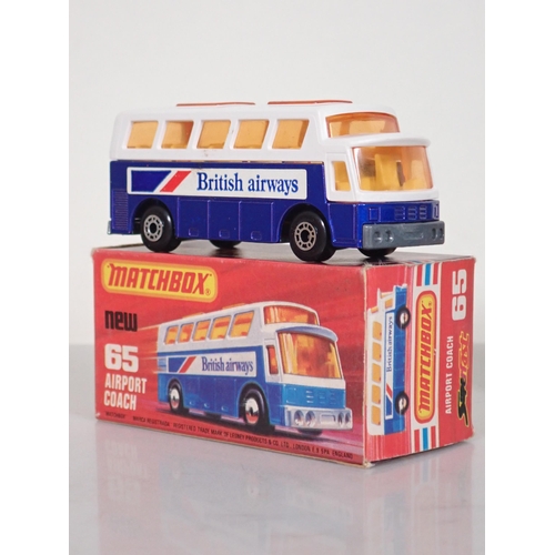 1205 - Five boxed Matchbox Superfast 75 diecast Models  including No.3 Porsche Turbo, No.6 Mercedes Tourer,... 