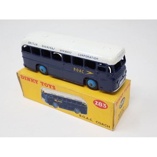 1220 - A boxed Dinky Toys No.283 B.O.A.C. Coach