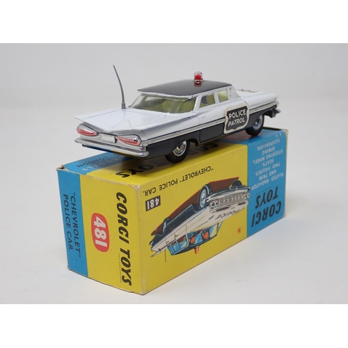 1235 - A boxed Corgi Toys No.481 Chevrolet Police Car