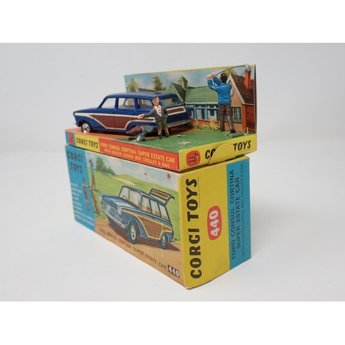 1237 - A boxed Corgi Toys Ford Consul Cortina Golfing Set