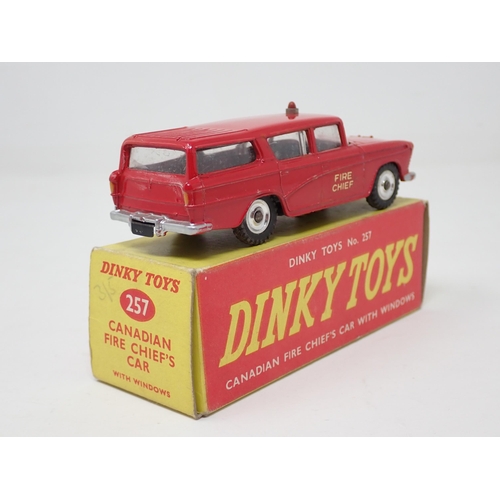 1257 - A boxed Dinky Toys No.257 Canadian Fire Chief's Car with packing piece