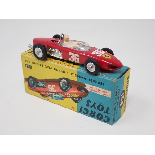 1259 - A boxed Corgi Toys No.154 Ferrari Formula 1 Racing Car