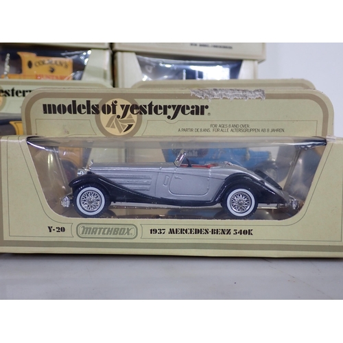 1261 - Twenty six boxed Matchbox Models of Yesteryear including 1927 Talbot Unofficial Yesteryear Advertisi... 