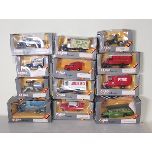 1265 - Thirty four boxed Corgi Classics diecast Models including 'Lyons' Tea' Ford Model 'T' Van, 'LNER' Be... 