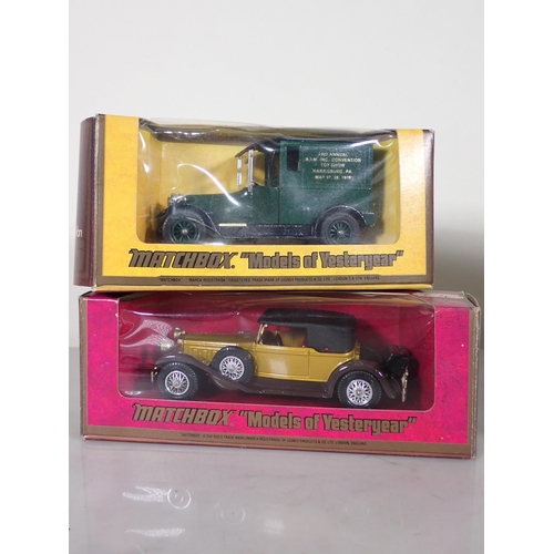 1269 - Twenty six boxed Matchbox Y Series Models of Yesteryear including Y-6 Opel Coupe, Y-5 1913 Cadillac,... 