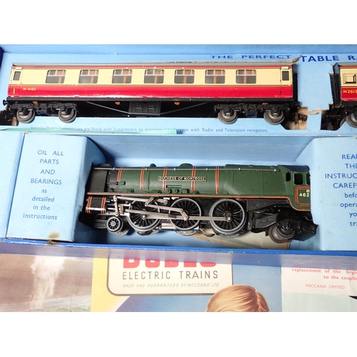 1272 - A boxed Hornby Dublo EDP12 'Duchess of Montrose' Passenger Set complete with instructions, contents ... 