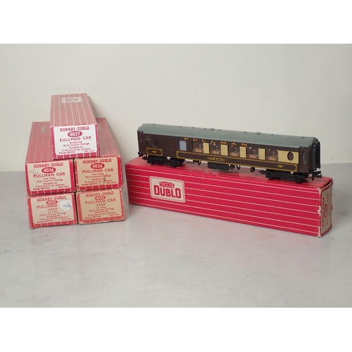 1274 - Six boxed Hornby Dublo Pullman Coaches comprising 2x 4035 'Aries', 2x 4036 Car No.74 and 2x 4037 Car... 