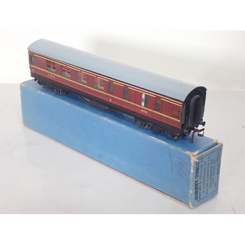 1278 - Four boxed Hornby Dublo D3 LMS Corridor Coaches comprising two 1st/3rd and two Brake/3rds, coaches V... 