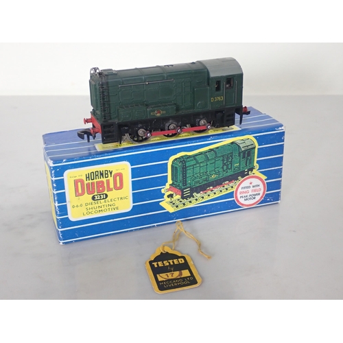 1286 - A Hornby Dublo 3231 0-6-0 Diesel Shunter in reproduction box