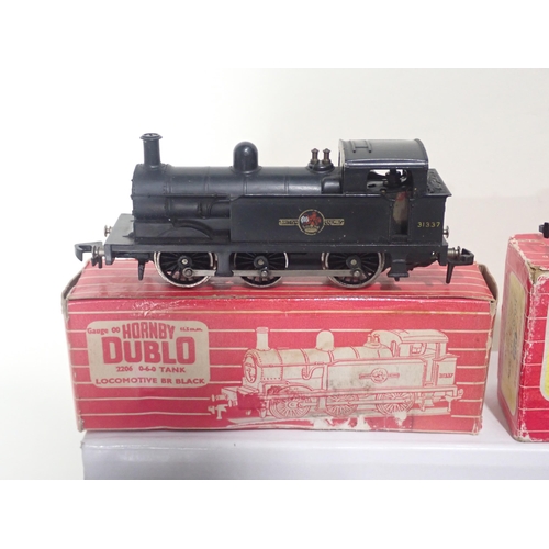 1294 - A boxed Hornby Dublo EDL11 gloss 'Silver King' A4 Locomotive and Tender, a boxed EDL7 0-6-2T LNER gr... 