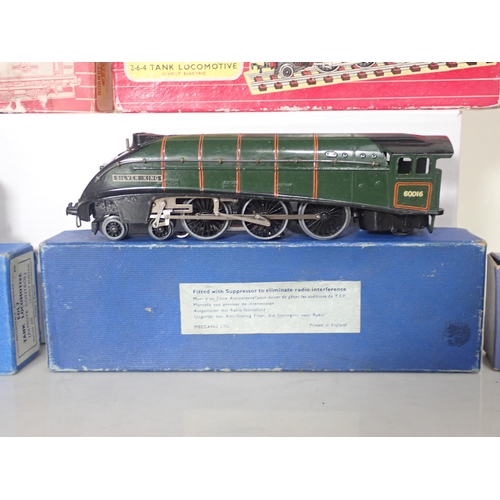 1294 - A boxed Hornby Dublo EDL11 gloss 'Silver King' A4 Locomotive and Tender, a boxed EDL7 0-6-2T LNER gr... 